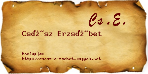 Csősz Erzsébet névjegykártya